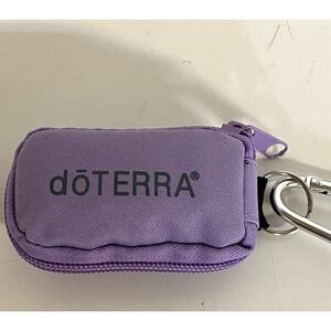 doTerra Essential Oil KeyChain Pouch Case 8 Amber Vials 5/8 Dram 2ml Travel. NEW